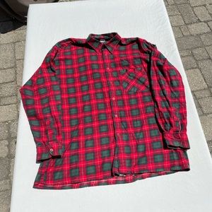 Plaid shirt oversized size L